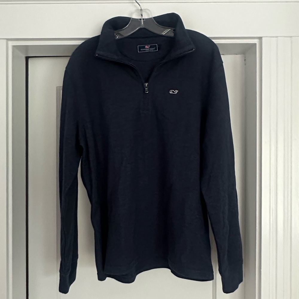 Vineyard Vines Dark Blue Zip-Up Sweater
